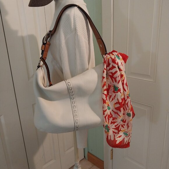 3470 Coach Soho White Pebble Leather Hobo Bag Ko851-F13108. - Picture 12 of 12